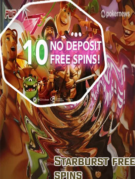 50 free spins starburst no deposit