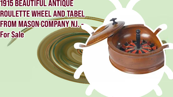 Antique roulette wheel